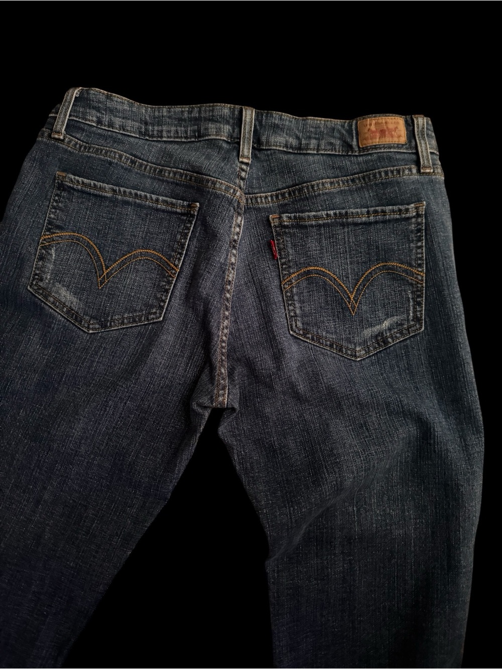 Levi’s 518 Superlow Bootcut Jeans Women’s 11 Medium Wash Stretch Denim - Picture 6 of 9